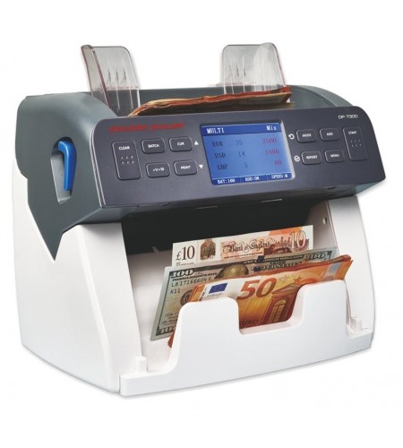 DP-7300 Máquina de contar e valorizar notas de diversas divisas, Certificada pelo BCE